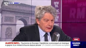#Migrants : "Les frontières de l'Europe ne sont pas ouvertes" affirme Thierry Breton