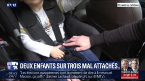 Deux enfants sur trois mal attachés