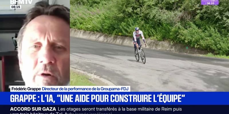 Sport: l'IA "aide pour construire une équipe", déclare Frédéric Grappe, directeur de la performance chez Groupama-FDJ