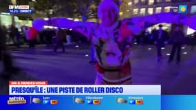 Une piste de roller disco en Presqu'île