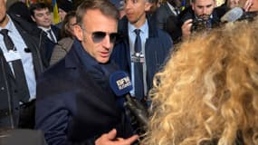 Emmanuel Macron à Davos (Suisse) le 20 janvier 2026.