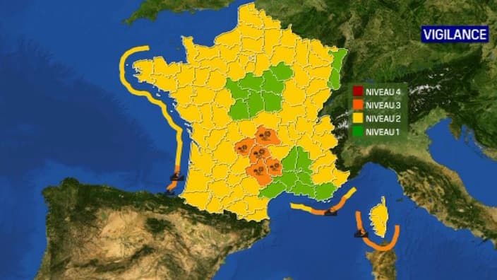 Photo of 9 départements en vigilance orange
