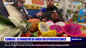 Rhône: le marché de gros Lyon-Corbas en effervescence