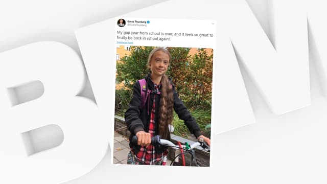 Greta Thunberg a annoncé le 24 août 2020 son retour sur les bancs de l'école.