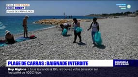 Nice : baignade interdite à la plage de Carras