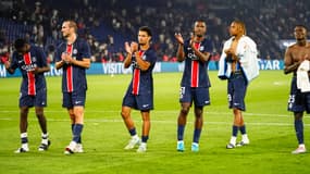 Les joueurs du PSG le 23 août 2024