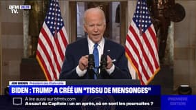 Joe Biden accuse Donald Trump d'avoir créé "un tissu de mensonges" au détriment de l'intérêt des États-Unis