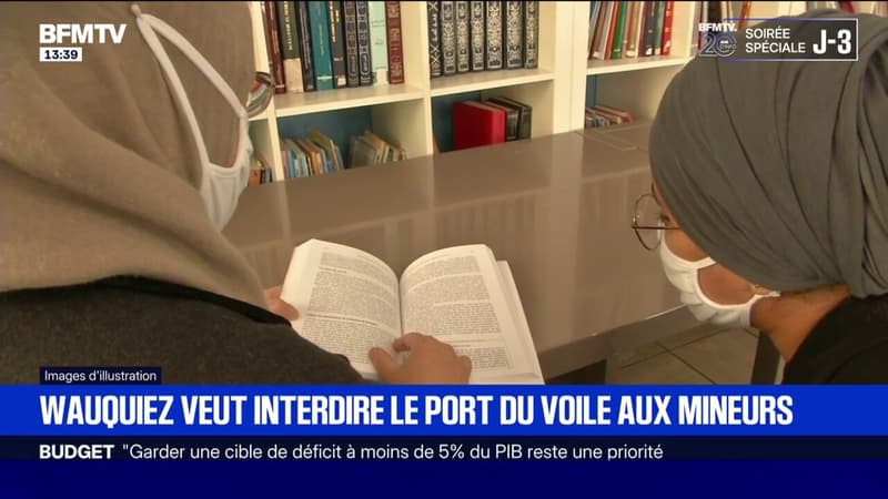 Laurent Wauquiez veut interdire le port du voile aux mineurs dans l'espace public