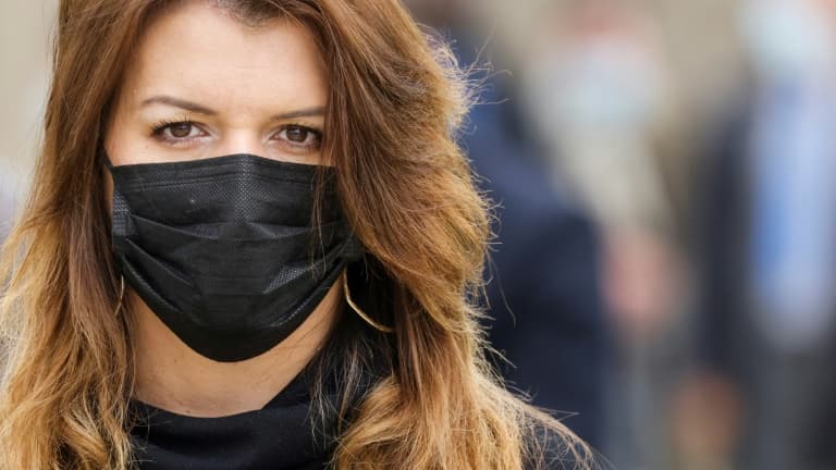 Marlène Schiappa à Rambouillet le 30 avril 2021