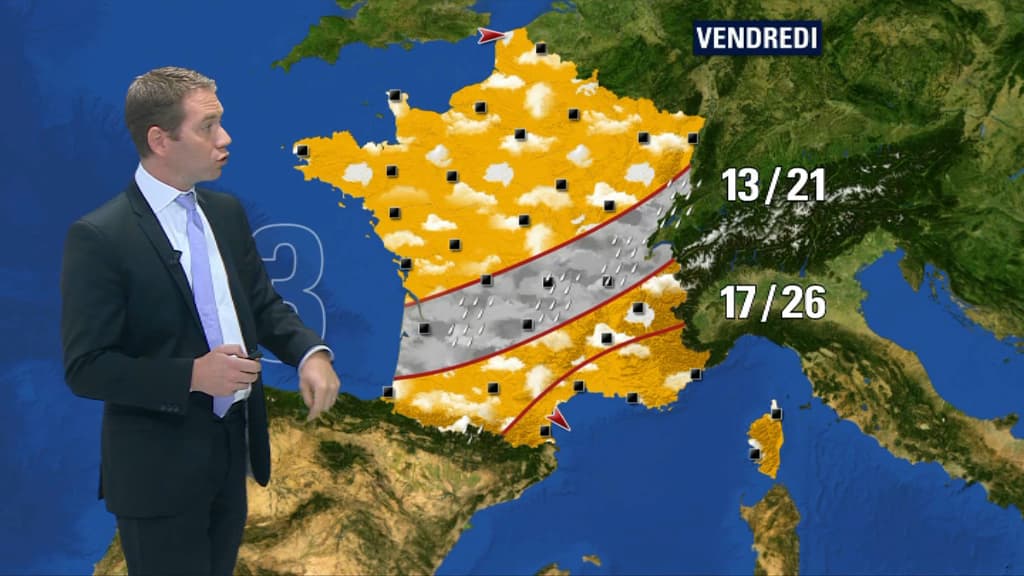 La météo ce vendredi. 