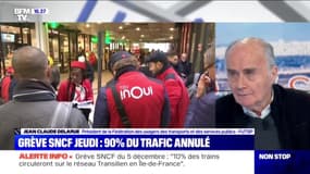 Le président de la Fédération des usagers des transports et des services publics appelle à "une grève qui ne gène pas les usagers"