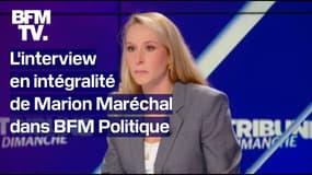 L'interview en intégralité de Marion Maréchal dans BFM Politique 