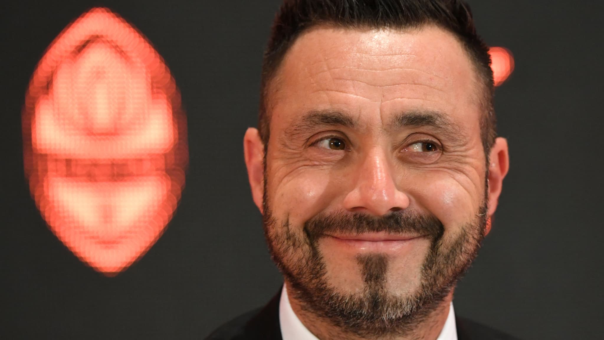 Roberto De Zerbi lors de sa présentation comme nouveau coach du Shakhtar Donetsk