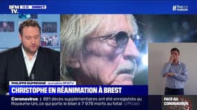 Le chanteur Christophe transféré en réanimation à l'hôpital de Brest 