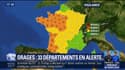Orages: 33 départements placés en vigilance orange