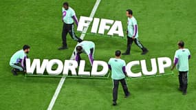 Un logo de la Fifa, illustration