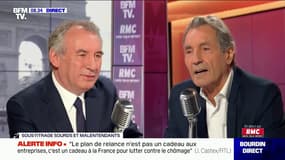 "En tant que haut commissaire au plan, je serai sans rémunération" dit François Bayrou