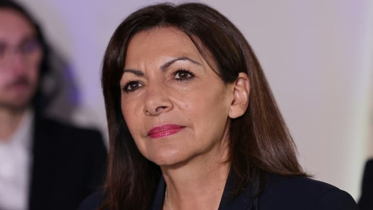 Anne Hidalgo, candidate PS à la présidentielle, à Paris le 28 mars 2022