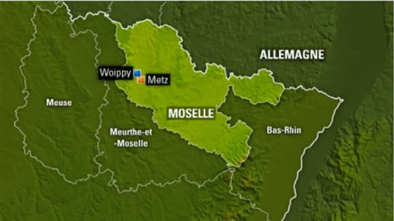 La ville de Woippy en Moselle