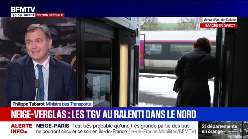 Neige-verglas: "L'A8 rouvre à 15h" affirme le ministre des Transports qui ignore lorsque la N118 va rouvrir
