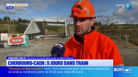 Cherbourg-Caen: cinq jours sans train