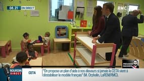 Président Magnien ! : Emmanuel Macron en visite dans une crèche - 19/10