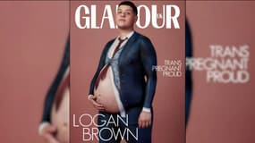 Logan Brown est le premier homme trans enceint à faire la une d'un magazine.