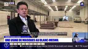 Le Blanc-Mesnil: les travaux de l'usine de fabrication de masques sont en cours