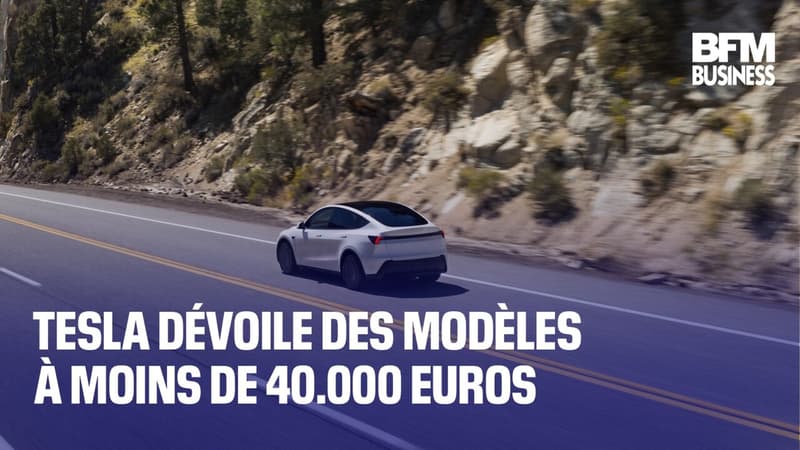 Tesla dévoile des modèles à moins de 40.000 euros