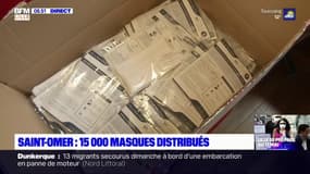 À Saint-Omer, 15.000 masques réutilisables ont été distribués aux habitants