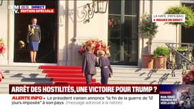 The Macron couple arrived for dinner in The Hague in the Netherlands before the start of the NATO summit un security council. france calls un security council, france calls new