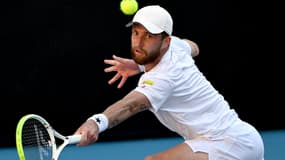 Corentin Moutet à l'Open d'Australie le 18 janvier 2025