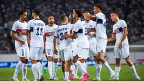 Le PSG lors de sa tournée en Asie à l'été 2023