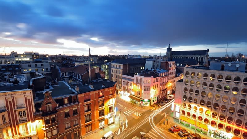 Une photo aérienne de Lille (photographie d'illustration)