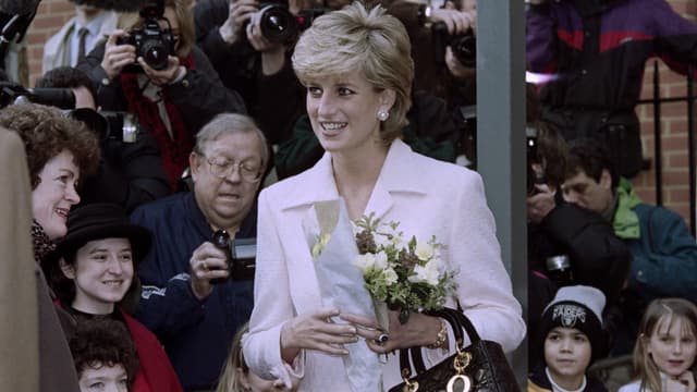 Lady Di à Londres en 1996 