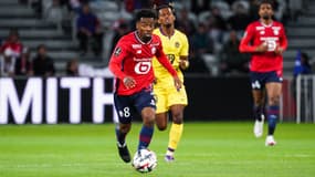 Angel Gomes lors du match de Ligue 1 entre Lille et Toulouse, 5 octobre 2024