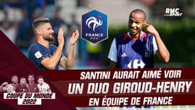 Equipe de France : Santini aurait aimé aligner un duo Giroud-Henry