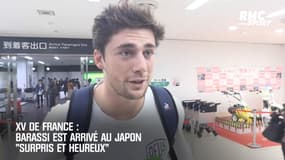 XV de France : Barassi est arrivé au Japon "surpris et heureux"
