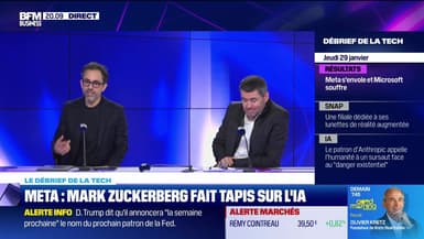 Meta : Mark Zuckerberg fait tapis sur l'IA - 29/01
