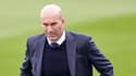 Zinedine Zidane pendant un match du Real Madrid en 2021