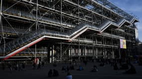 Le Centre national d'art et de culture Georges-Pompidou (Centre Pompidou) à Paris, le 8 mars 2025