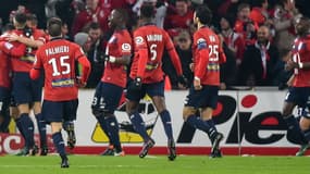 La joie des Lillois contre Montpellier