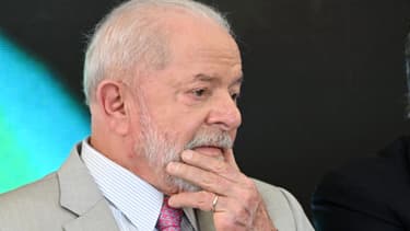 Le président du Brésil, Lula, le 12 juin 2023