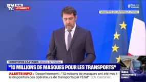 Christophe Castaner sur le trafic de masques: "La gendarmerie nationale a mis à bas des escroqueries pour un montant supérieur à 30 millions d'euros"