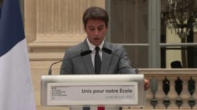 Gabriel Attal souhaite "éviter une rupture de confiance entre les familles modestes ou de classe moyenne et l'école de la République"