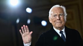 Giorgio Armani, le 28 janvier 2025, à Paris.