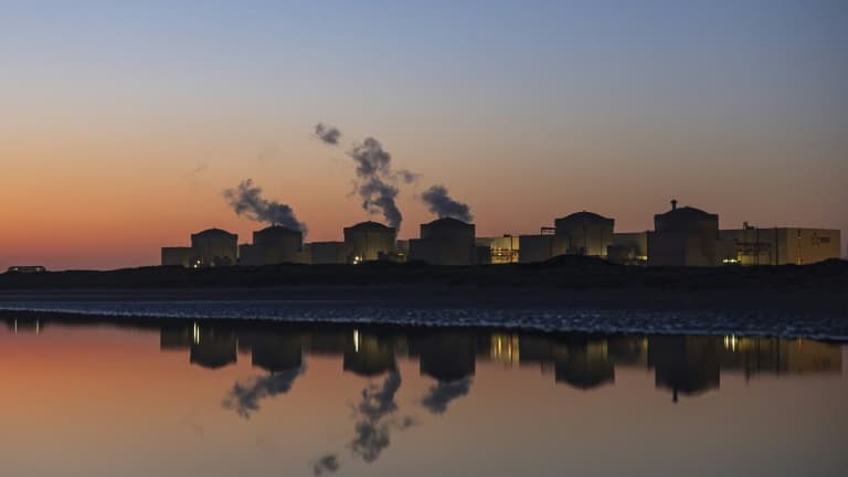 La centrale nucléaire de Gravelines, le 11 août 2025, dans le Nord