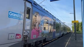 Un TER de la région Grand Est.
