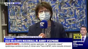 Martine Aubry: "Le passage de la métropole lilloise en zone d'alerte maximale est totalement justifié"