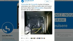 Le message posté par France Bleu Isère